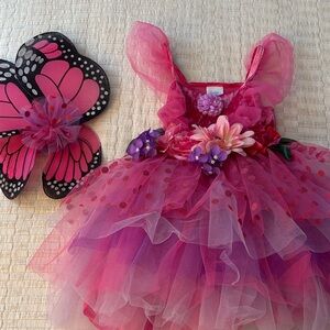 Enchanting Pink and Purple Fairy Costume for Kids